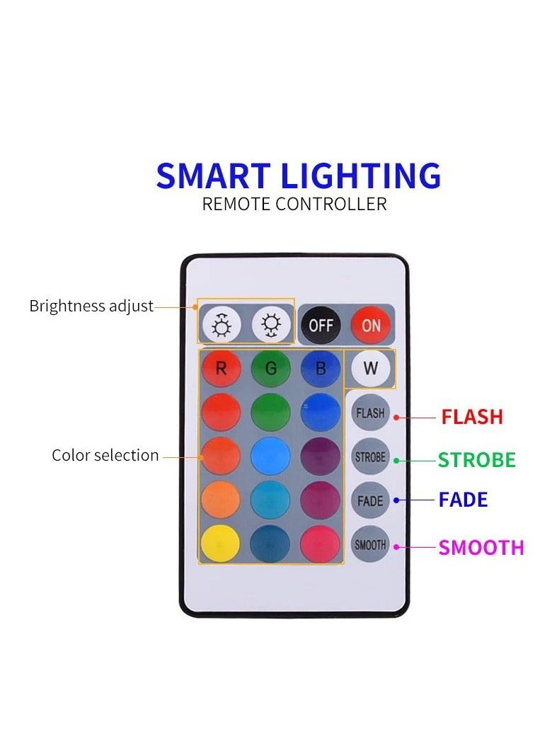لمبة LED ذكية RGB مع ريموت كنترول 12 وات  - Image 3