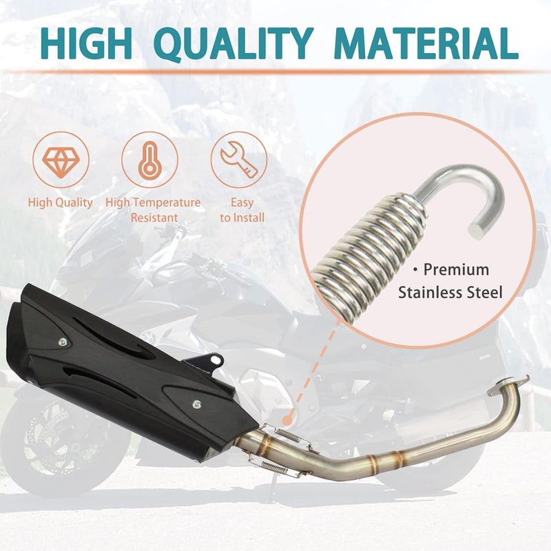 AICARS Motorcycle Exhaust Muffler Spring Hooks - Pack of 4 - Image 2