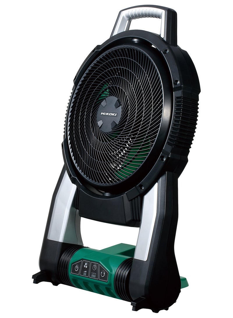 Hikoki UF18DSALFO Cordless Fan, 18V Li-Ion, High Wind Speed 190m/min, Compact & Portable Design – Ideal for Jobsite, Workshop & Home Use - Image 2