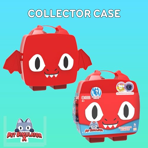UCC Distributing PET Simulator Series 2 – Exclusive Red Dragon Collector Bundle - Mystery Case w/ 8 Items - Plush & Figure Toys for Kids & Adults -Includes DLC Codes - Image 4