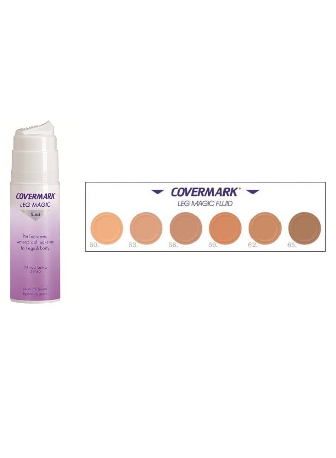 Covermark Leg Magic Fluid Perfect Cover Waterproof Makeup Legs & Body SPF40 56 75ml - Image 2