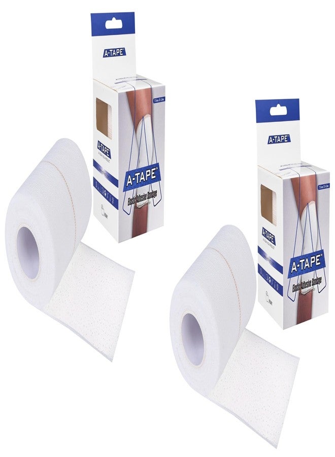 A-TAPE Cotton High Elastic Adhesive Bandage for Superior Comfort and Compression, Support for sports Injury Recovery (Pack of 2) (7.5cm X 4.5m) - Image 1