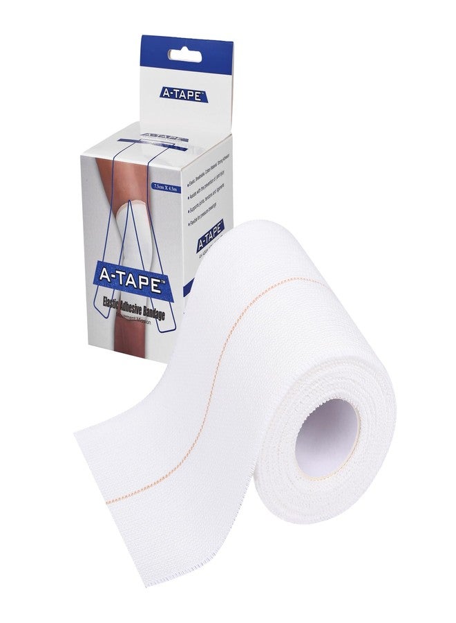 A-TAPE Cotton High Elastic Adhesive Bandage for Superior Comfort and Compression, Support for sports Injury Recovery (Pack of 2) (7.5cm X 4.5m) - Image 3