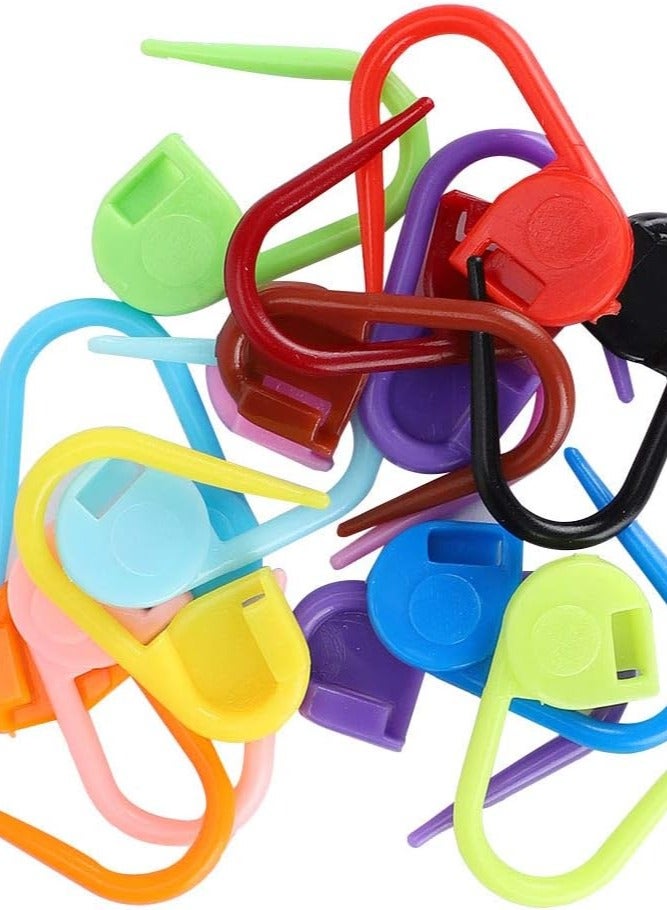 مجموعة خطافات الكروشيه 10 إبر من الألومنيوم + 12 إبرة من الفولاذ المقاوم للصدأ 14 دبوسًا للأربعة 5 إبر غير قابلة للضغط ملحقات خطاف بفتحة كبيرة للمبتدئين والمحترفين 48 قطعة - Image 5