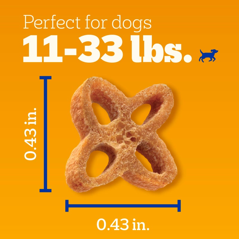 Pedigree Dentastix Chewy Chunx Small & Medium Dog Treats Chicken Flavor, 13.5 oz. Bag - Image 4