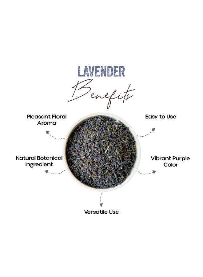OGOC Premium Dried Lavender Flowers Natural Fragrant Floral Decor for Aromatherapy, Home Decoration & DIY Crafts - Image 2