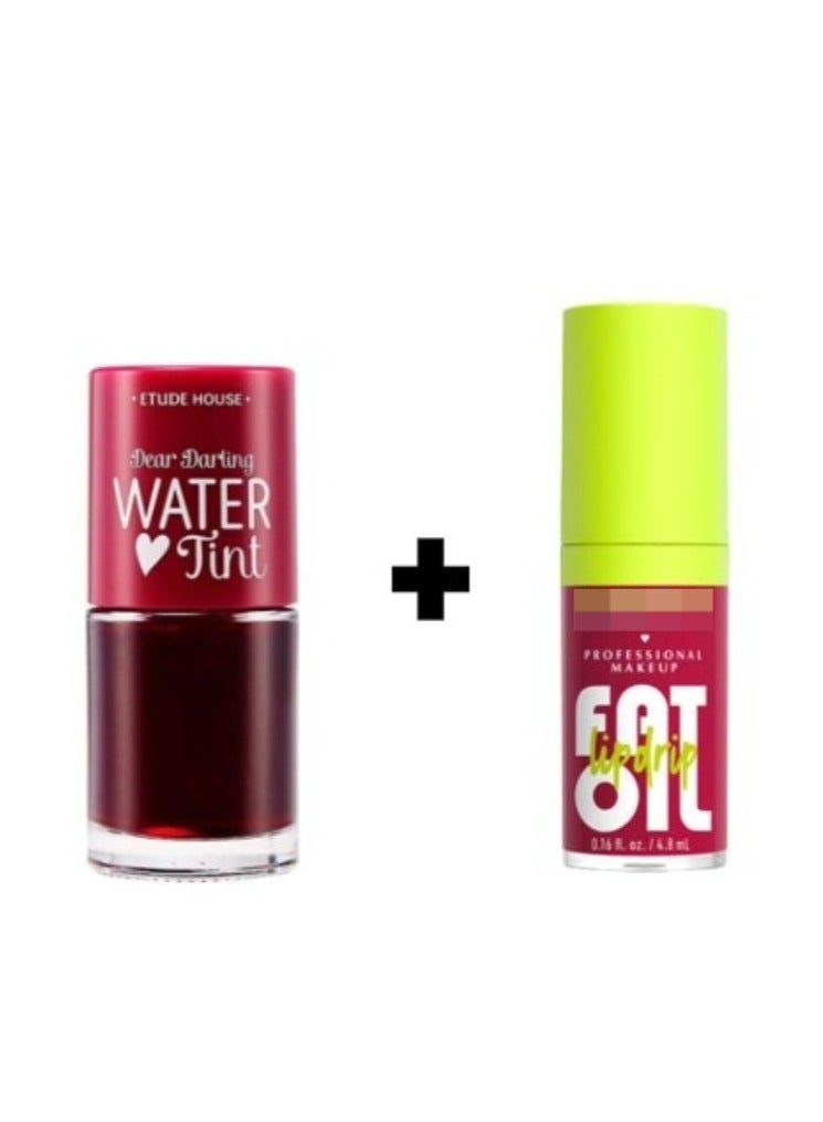 ETUDE Dear Darling Cherry Ad Watercolor Lip Gloss + Oil 05