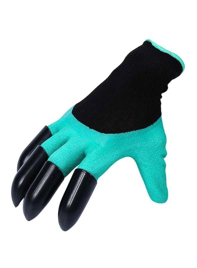 Alyashmac Pair Of Garden Planting Gloves Blue/Black 24x12cm - Image 2