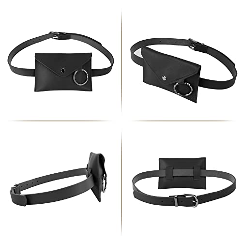 Lobagve Women Mini Envelope Flap PU Leather Waist Bag Clutch Cell Phone Purse Chest Bag - Image 2
