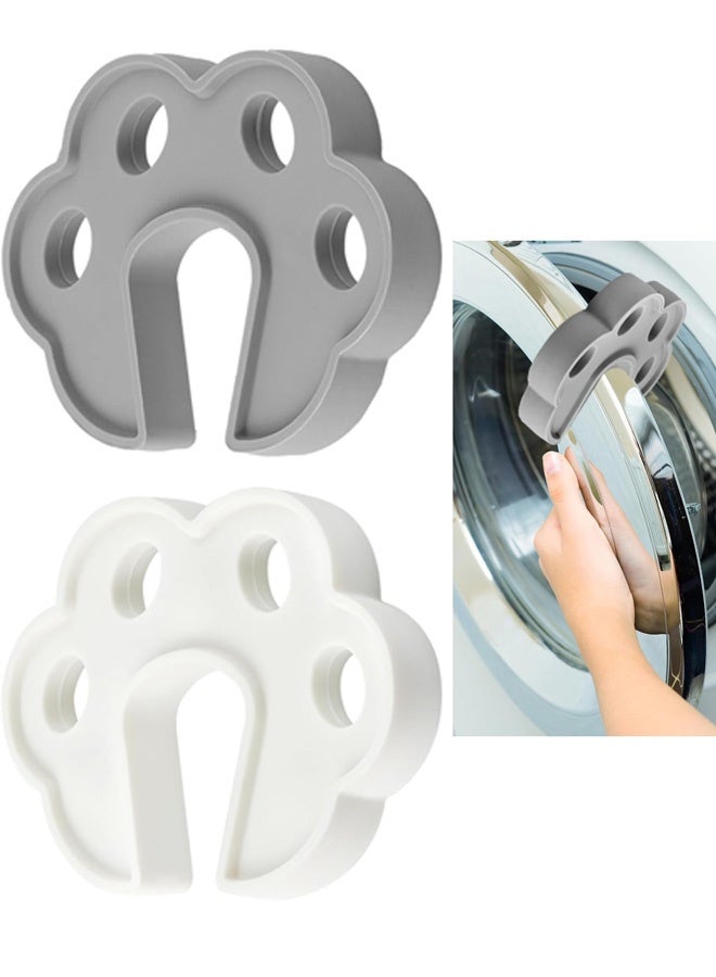 قطعتان من دعامة باب الغسالة الأمامية، دعامة باب الغسالة، حامل باب غسالة الأطباق، سدادة باب الغسالة للحفاظ على التهوية والتجفيف المناسبين، ملحقات الغسالة والمجفف - Image 1