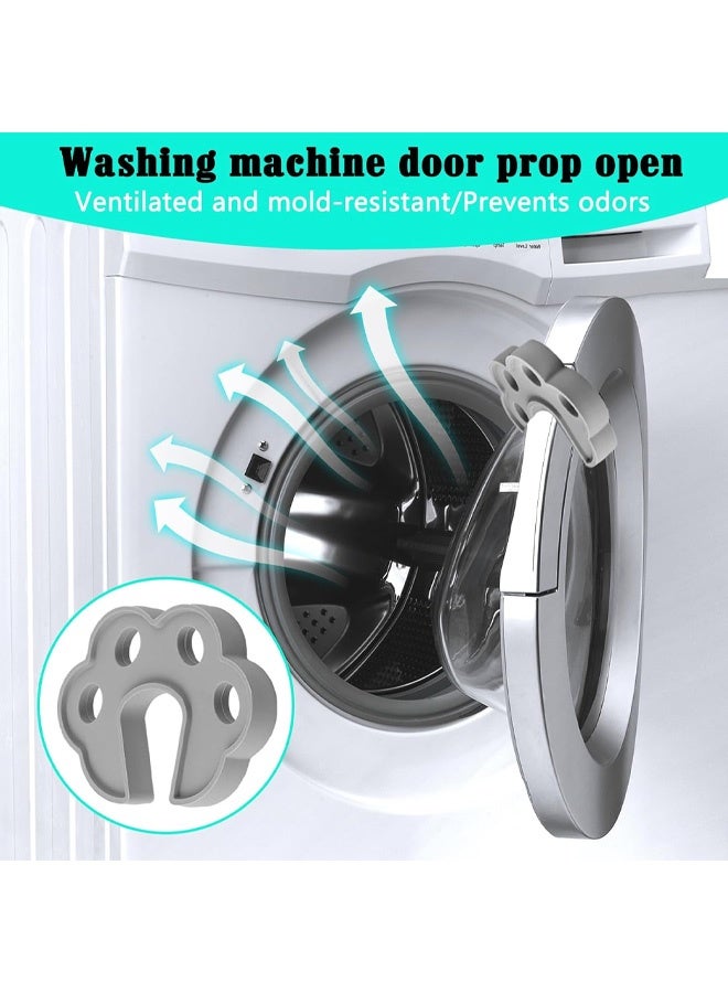 قطعتان من دعامة باب الغسالة الأمامية، دعامة باب الغسالة، حامل باب غسالة الأطباق، سدادة باب الغسالة للحفاظ على التهوية والتجفيف المناسبين، ملحقات الغسالة والمجفف - Image 3