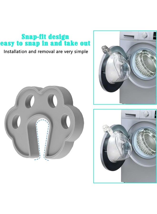 قطعتان من دعامة باب الغسالة الأمامية، دعامة باب الغسالة، حامل باب غسالة الأطباق، سدادة باب الغسالة للحفاظ على التهوية والتجفيف المناسبين، ملحقات الغسالة والمجفف - Image 5