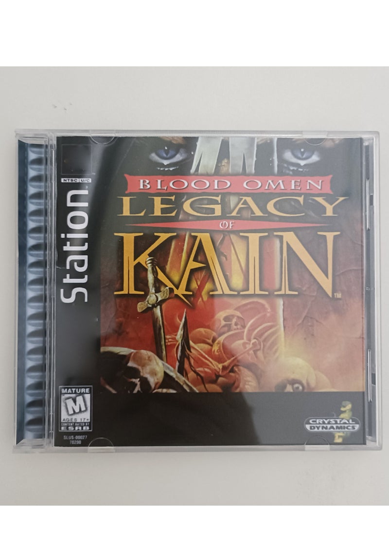 General PS1 Game Disc Protective Case Blood Omen Legacy of Kain Unlock Console Station1 Retro Optical Drive Video Game Parts Complimentary CDs  - Image 1