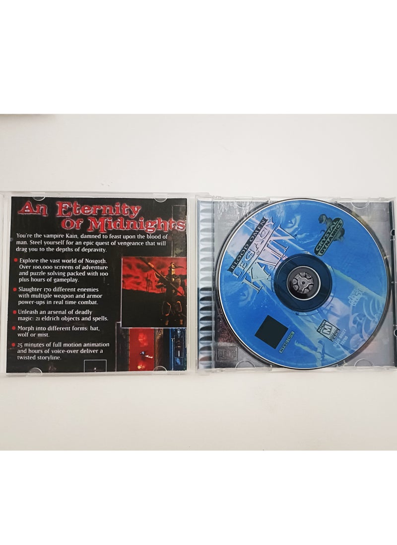 General PS1 Game Disc Protective Case Blood Omen Legacy of Kain Unlock Console Station1 Retro Optical Drive Video Game Parts Complimentary CDs  - Image 4