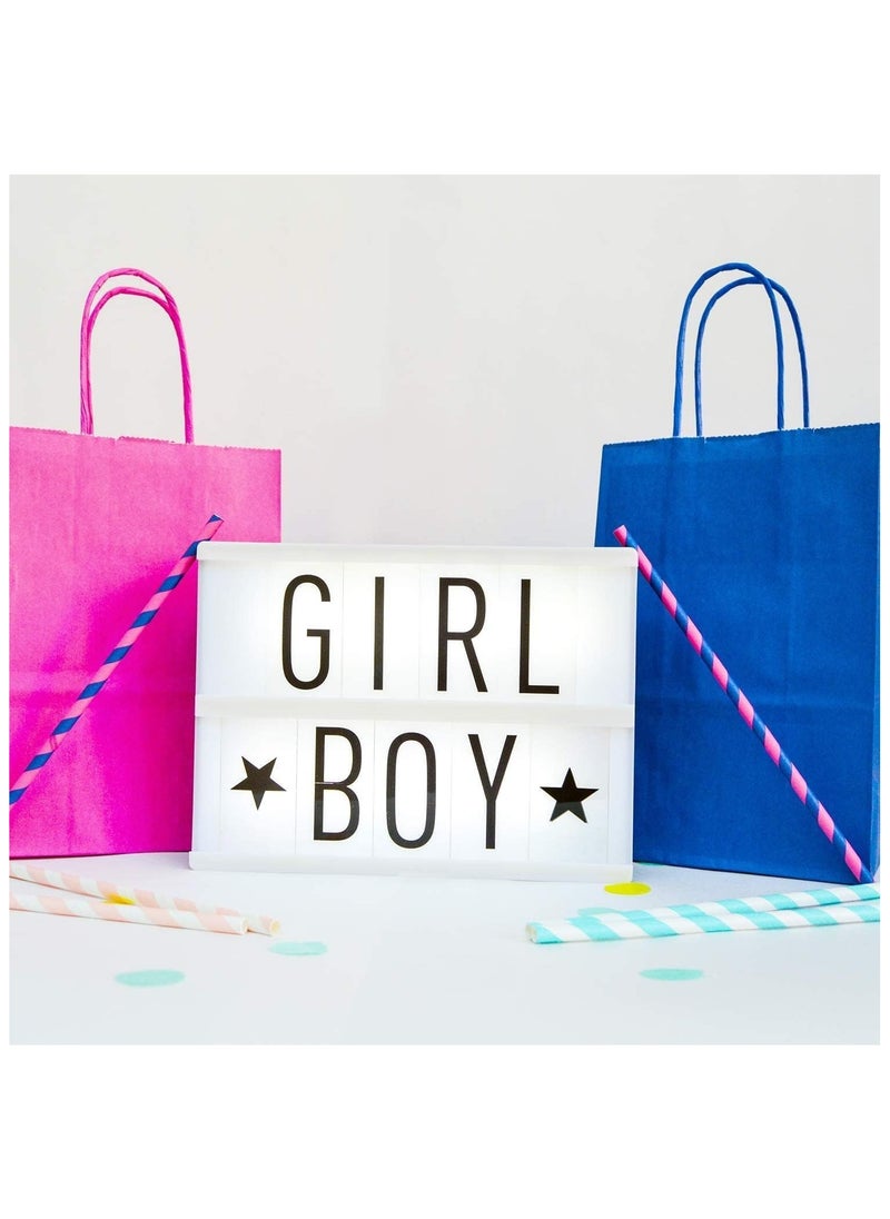 MARKQ - [24 Bags] Kraft Paper bags with handles, 22 x 16 x 8 cm Dark Green Gift bags for Birthday Party Favors, Weddings, Restaurant takeouts, Christmas - Image 1