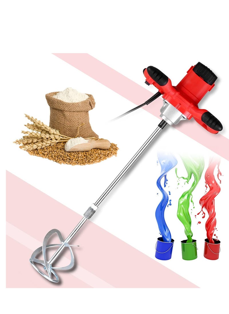 Himax M14 Clamping Capacity Electric Handheld Paint and Concrete Mixer with Accessory 50/60HZ 220-240V Power Tool 1600W Mixer Drill HIA-7892  - Image 2