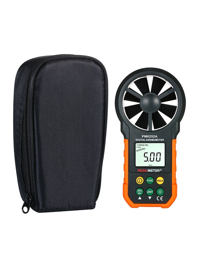 Handheld Anemometer Portable Wind Speed Meter CFM Meter Wind Gauges Air Flow Thermometer with LCD Backlight for Weather Data Collection Outdoors Sailing Surfing Fishing