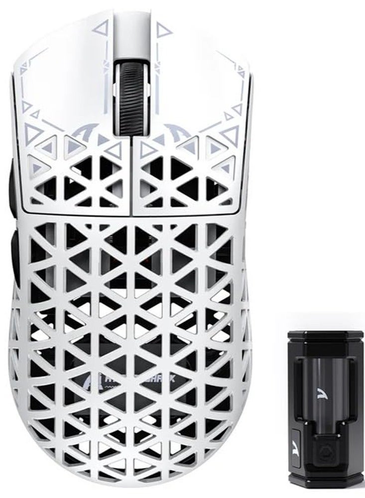 Attack Shark R5Ultra 8K Carbon Fiber Wireless Gaming Mouse with 42,000 DPI -PAW3950 MAX Sensor -39g Ultra-Lightweight -Nordic52840 -Wired/BT/2.4GHz Wirelss Programmable Mouse for PC/Mac - Image 1