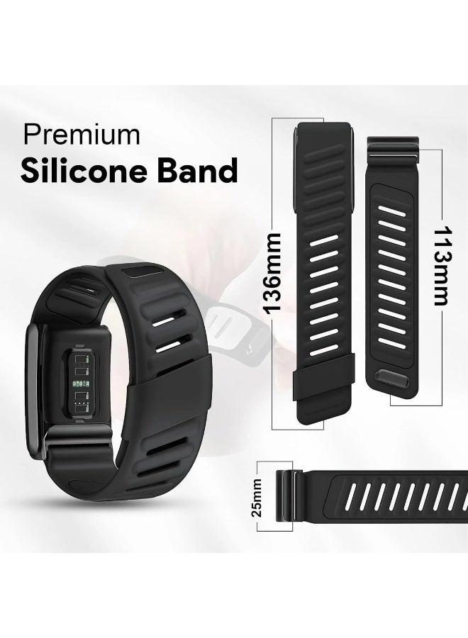 TEMPO SportFlex Silicone Strap for Whoop 5.0 One & Peak, Waterproof & Sweatproof Band with U Shaped Connector - Premium Fitness Accessory | NOT for Gen 4 - Image 3