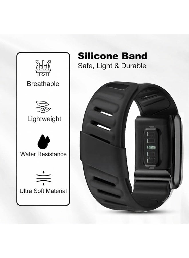 TEMPO SportFlex Silicone Strap for Whoop 5.0 One & Peak, Waterproof & Sweatproof Band with U Shaped Connector - Premium Fitness Accessory | NOT for Gen 4 - Image 2