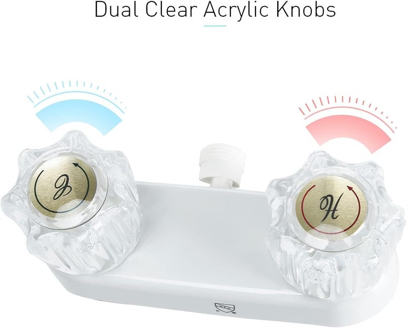 OYMOV RV Shower Faucet with Dual Knob Handles - Image 3