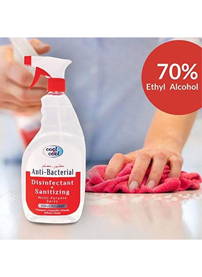 Cool & Cool Multi-Purpose Disinfectant and Sanitizing Spray 750ml  - Image 3