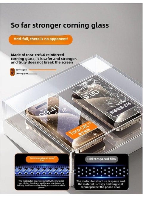 [imported Corning] Applicable To For Iphone 15 Toughened Film Iphone14Pro Mobile Phone 11 Anti-peep 13ProMax Full-Colour:[collection + Purchase] Enjoy Extended Warranty And 1-year Replacement✓Damage Compensation Guaranteed✓Tmall Direct Delivery-Size:For X