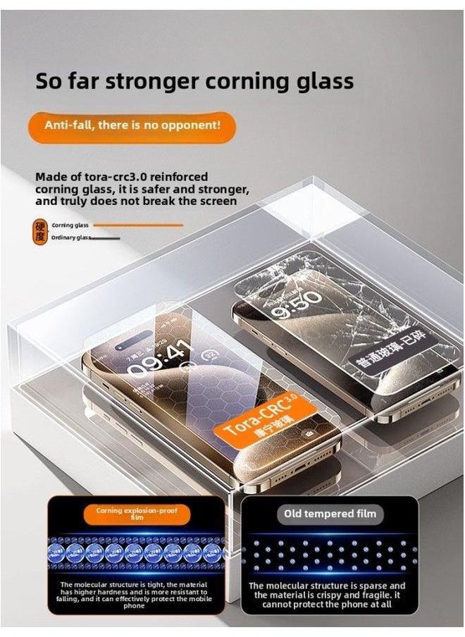 [imported Corning] Applicable To For Iphone 15 Toughened Film Iphone14Pro Mobile Phone 11 Anti-peep 13ProMax Full-Colour:[collection + Purchase] Enjoy Extended Warranty And 1-year Replacement✓Damage Compensation Guaranteed✓Tmall Direct Delivery-Size:For X