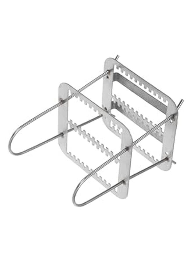 Stainless Steel Microscope Slide Rack Vertical Storage Stand Holder - Image 1