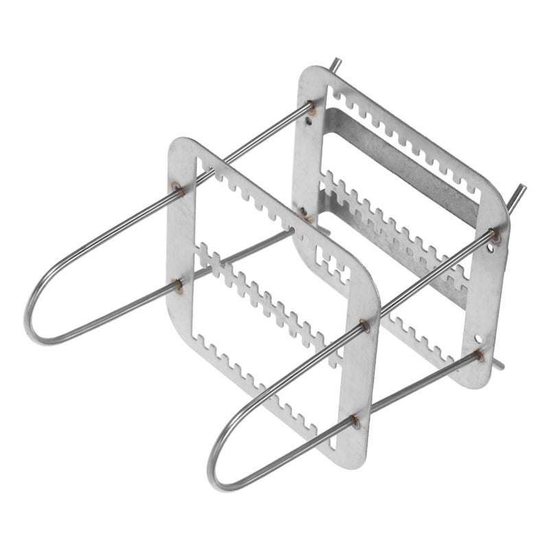 Stainless Steel Microscope Slide Rack Vertical Storage Stand Holder - Image 2