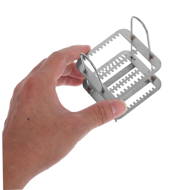 Stainless Steel Microscope Slide Rack Vertical Storage Stand Holder - Image 5