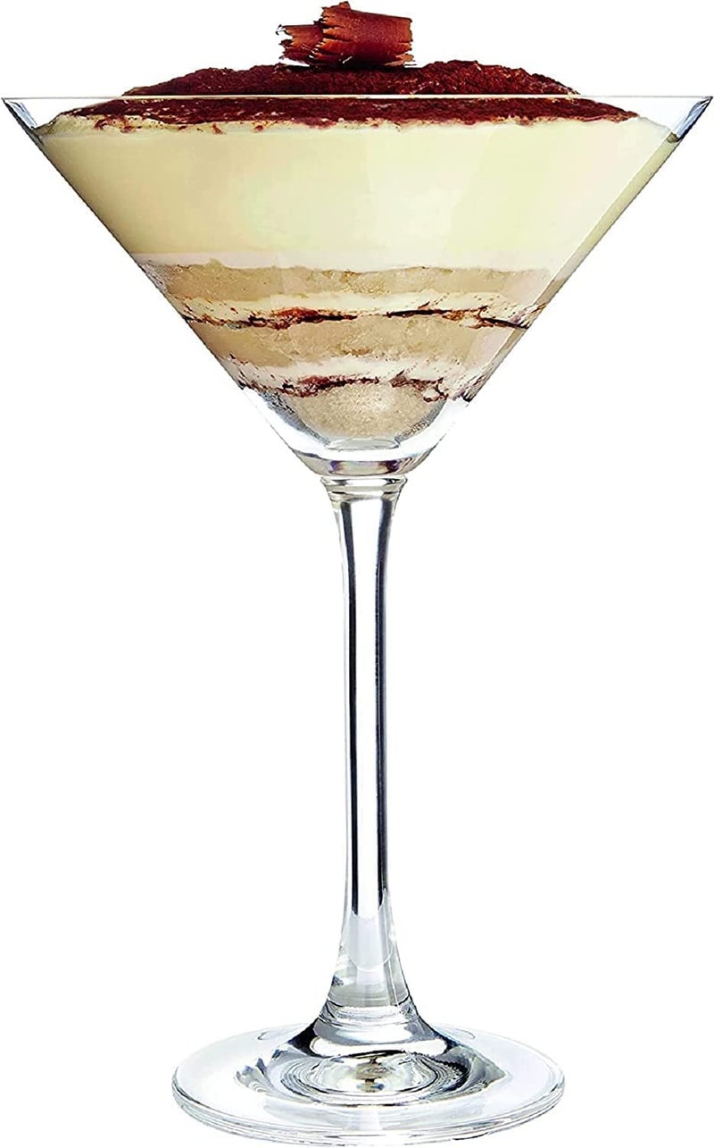 HEIP HEIP Premium Crystal Martini Glasses 48 Ounce 140ml VShape Straightstemmed Italian Clear Elegant Cocktail Glasses for Bar Martini Pisco Sour Juice Cosmopolitan SAT of 6  - Image 2