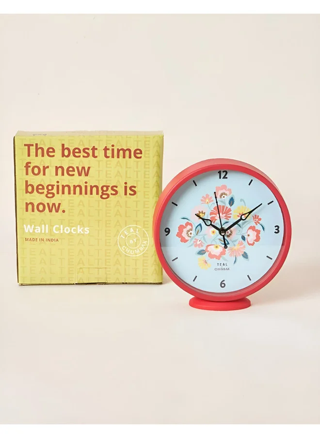 Chumbak Teal by Chumbak |Bloom Garden Table and Wall clock