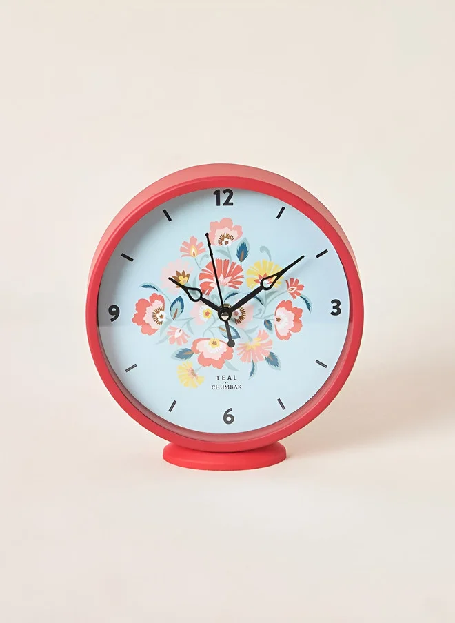 Chumbak Teal by Chumbak |Bloom Garden Table and Wall clock