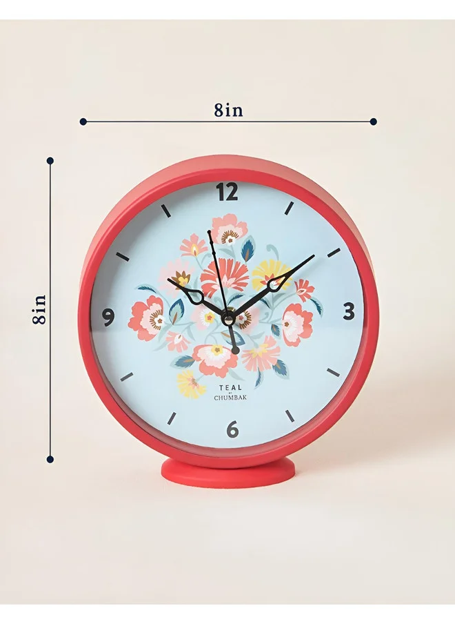 Chumbak  Teal by Chumbak |Bloom Garden Table and Wall clock  | Best Price UAE