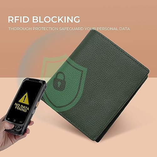 Bveyzi Ultra Slim Small RFID Wallet for Women, Leather Tiny Thin Bifold Pocket Ladies Wallet - Image 5