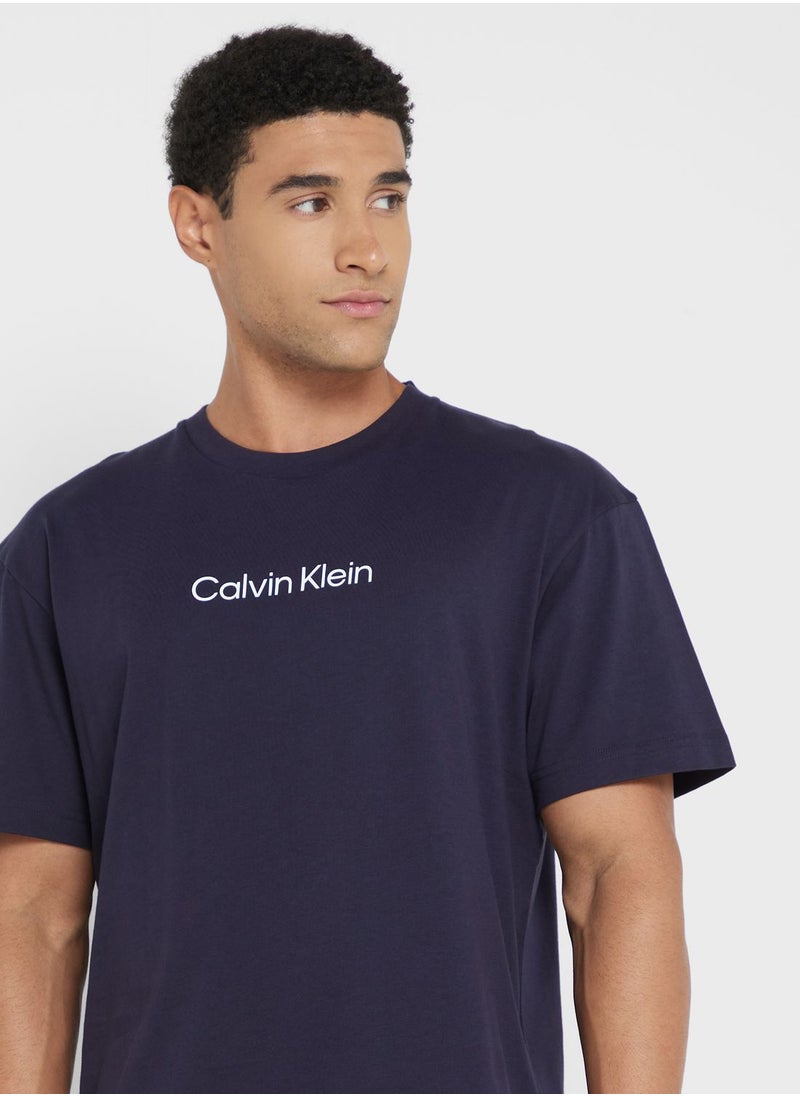 CALVIN KLEIN Logo Crew Neck T-Shirt  - Image 3