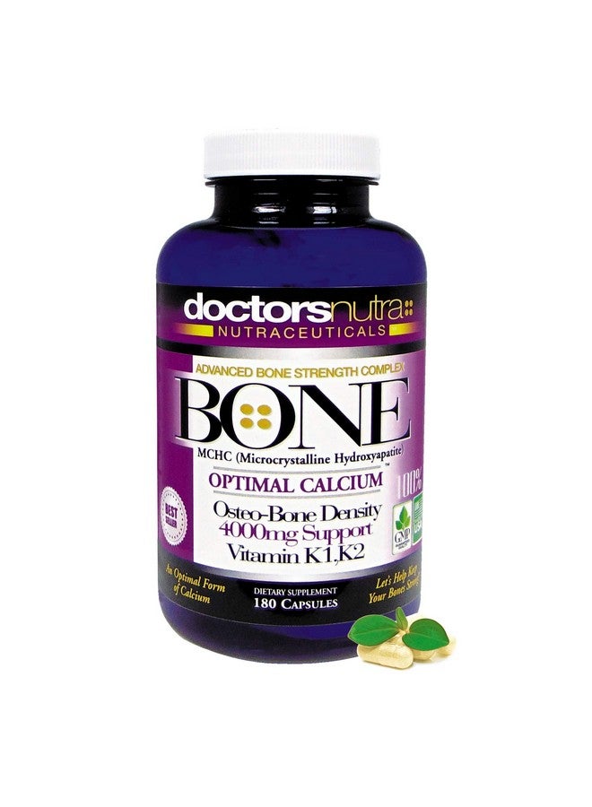 Doctors Nutra Nutraceuticals كالسيوم 1000 ملليجرام مع 4000 ملليجرام MCHC لدعم قوة العظام القصوى من قبل دكتورز نوترا نوتراسيتيكالز بالإضافة إلى K1 K2 مغنيسيوم فيتامين D زنك جلوكوزامين والمزيد - Image 2