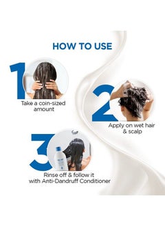 BBLUNT Antidandruff Shampoo For A Clear & Healthy Scalp 300 Ml ; Up To 100% Dandruff Reduction  - Image 5