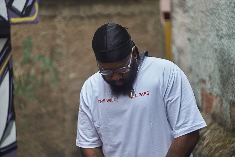 ForceWave باقة دو-راج حريري مكونة من قطعتين للرجال والنساء، دو-راج ساتان فاخر (أسود أبيض) - Image 4