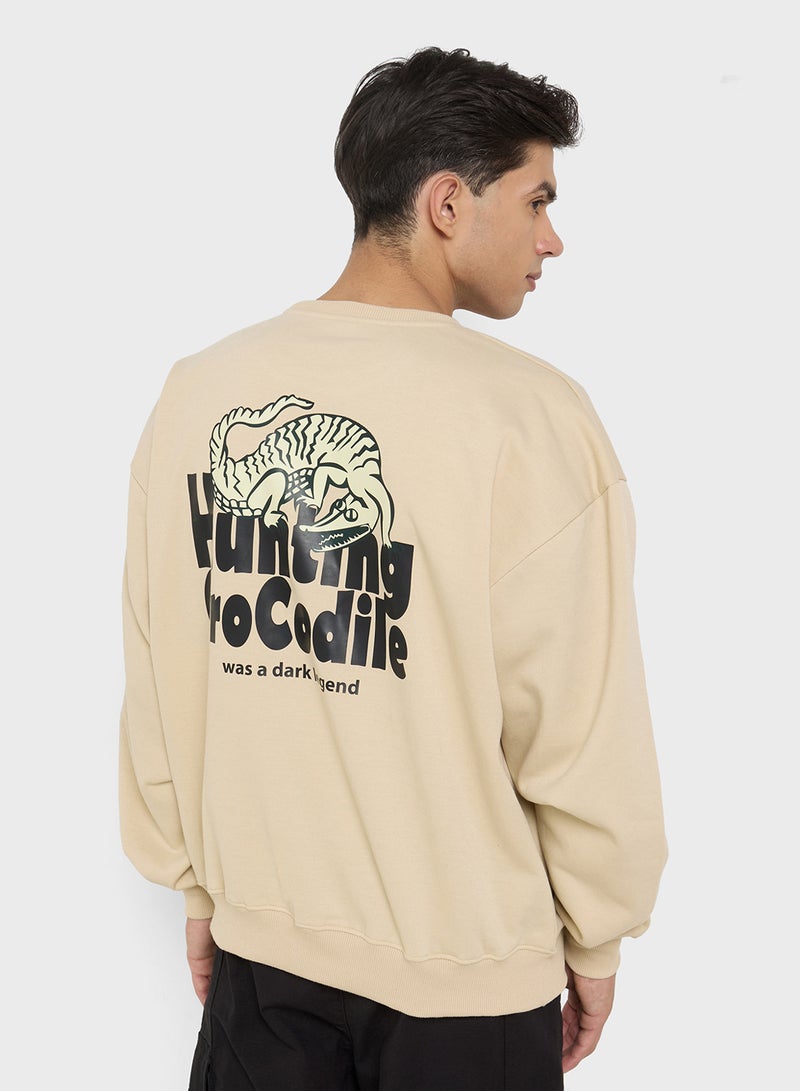 Seventy Five Oversized Graphic Sweatshirt  - Image 1