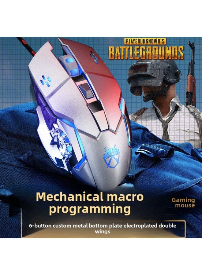 Desktop Macro Mouse Gaming Laptop Special Wrangler Mechanical Home Mute E-sports Wired Office-Color:[applicable To Both Games And Offices And For Home/lol Of Legends/csgo/cf/jedi's Survival Chicken/everbery Tribulation/dream Journey To The West/fearless Contract/f  - Image 4