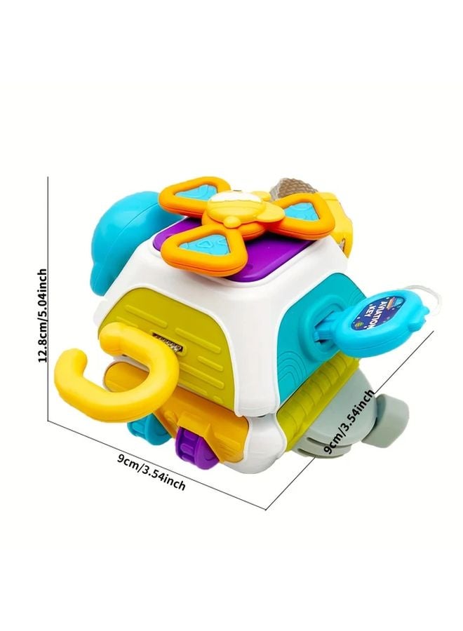 10 في 1 مكعب لوح نشاط حسي، لعبة سفر للأطفال، هدية تعليمية - Image 3