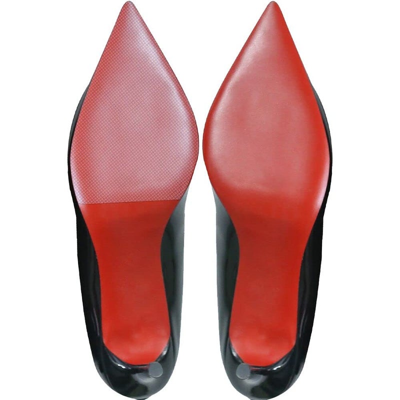 Dr.Foot Dr. Foot Shoe Sole Protectors for high-Heels, Self Adhesive Silicone Non-Slip Shoes Cover Bottoms for Women (Clear) - Image 1