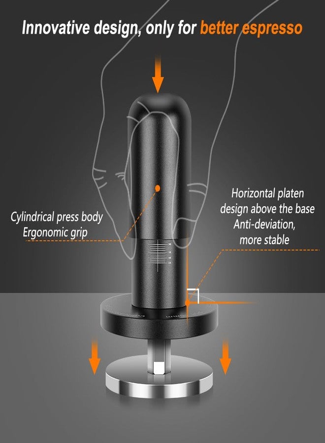 Sccodyero 51mm Calibrated Espresso Tamper, Coffee Tamper with 20-35lbs Adjustable Pressure Feature, Calibrated Tamper with Reliable Materials, Anodized Aluminum Handle and Stainless Steel Base - Image 3