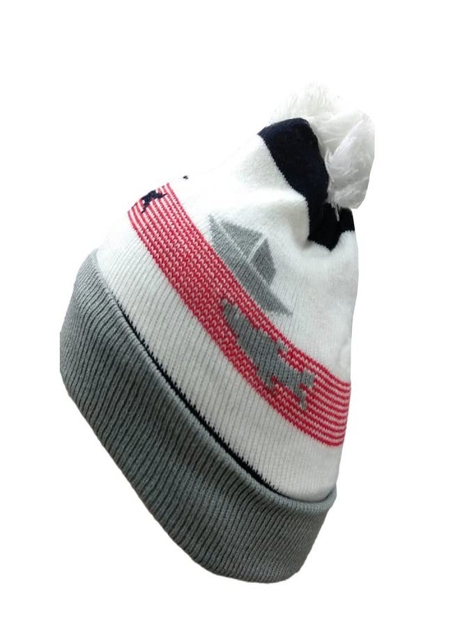ROL Reoutlook Winter Kids Cap/Winter Woolen Caps for Boy/Winter Woolen Caps Girl Grey - Image 2