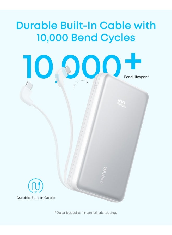 Anker Zolo Power Bank, 20,000mAh 22.5W Max Portable Charger, USB-C In and Out Fast Charging Battery Pack, Slim Travel Essential Phone Power Bank, For iPhone 17/16/15 Series, iPad, MacBook Air, Galaxy, and More - Image 5