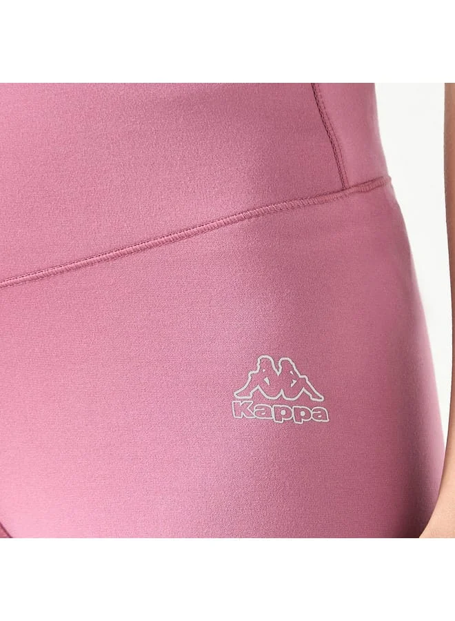 Kappa Kappa Solid Leggings with Elasticated Waistband