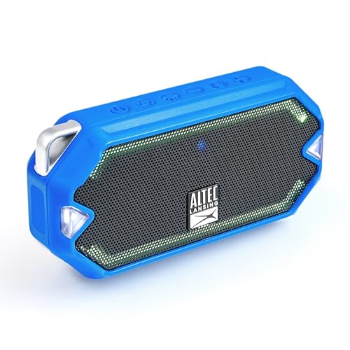 Altec Lansing - HydraMini Wireless Bluetooth Speaker, IP67 Waterproof USB C Rechargeable Battery with 6 Hours Playtime, Compact, Shockproof, Snowproof, Everything Proof (Royal Blue) - Image 1