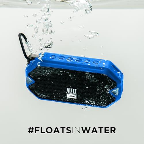 Altec Lansing - HydraMini Wireless Bluetooth Speaker, IP67 Waterproof USB C Rechargeable Battery with 6 Hours Playtime, Compact, Shockproof, Snowproof, Everything Proof (Royal Blue) - Image 2